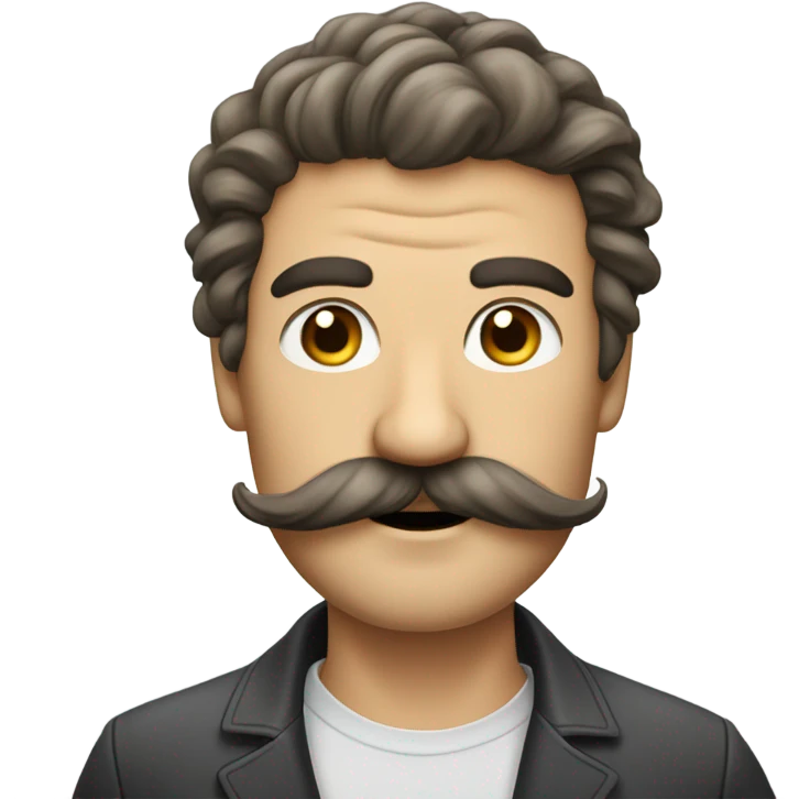 bushy moustache emoji