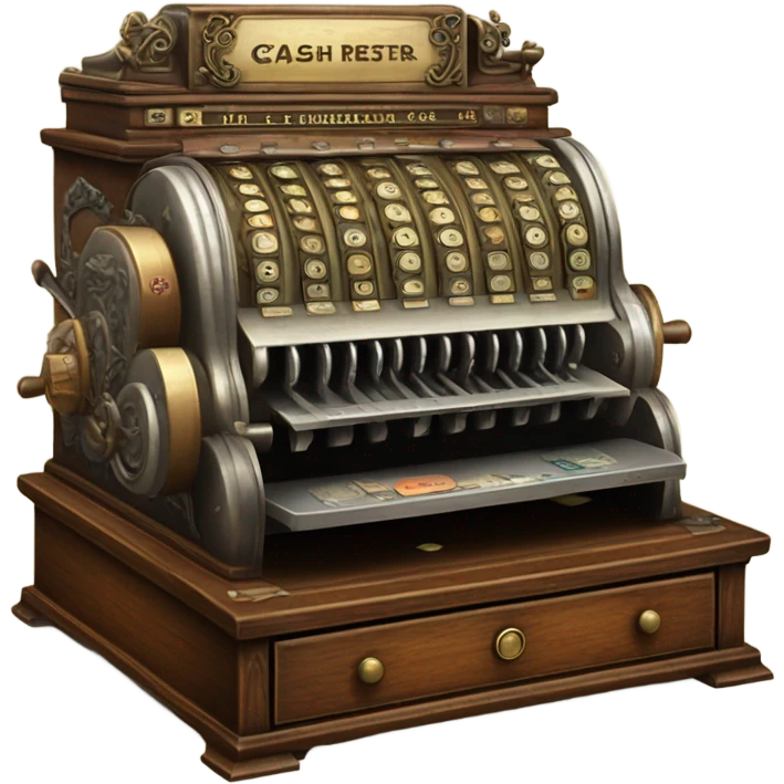 Old cash register emoji