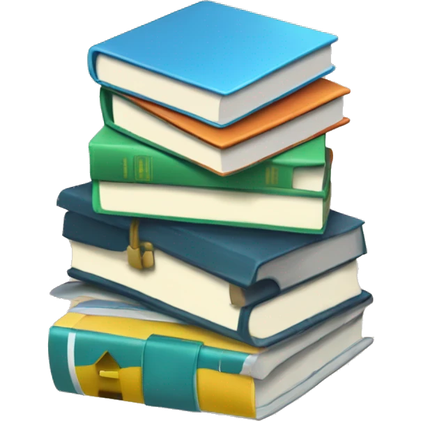 Resource Emoji 
Usage: To refer to shared resources or reference materials.
Design Idea: A stack of books with a box of pins. emoji
