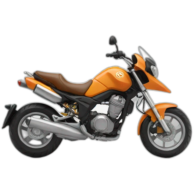 Moto sur vache emoji