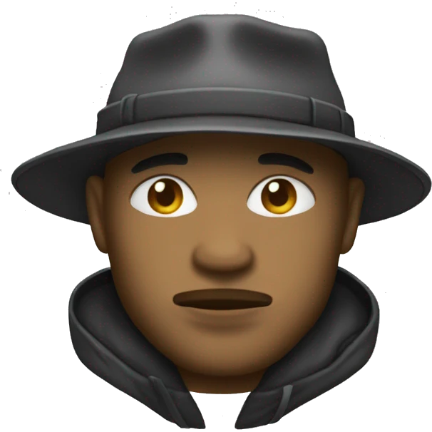 Gangster cagoule  emoji