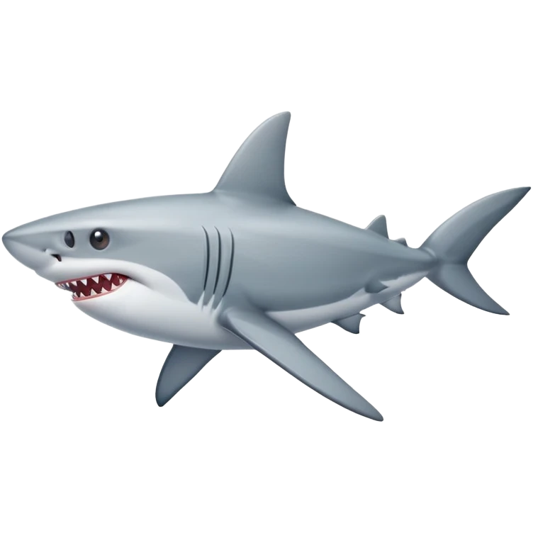 shark wearing shoes on fins emoji