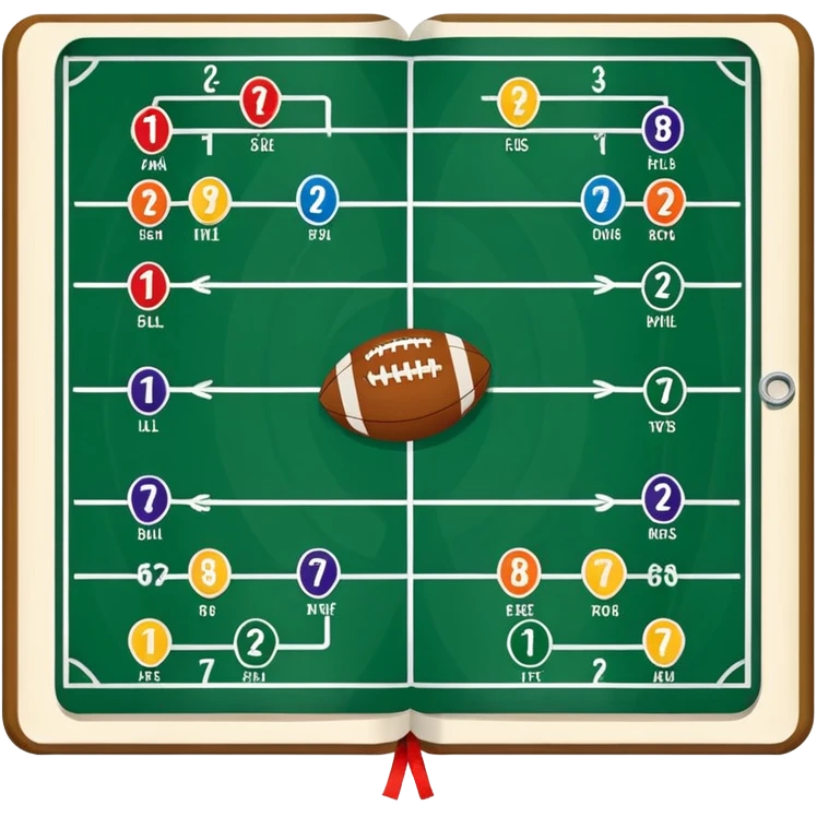 amercian football playbook  emoji