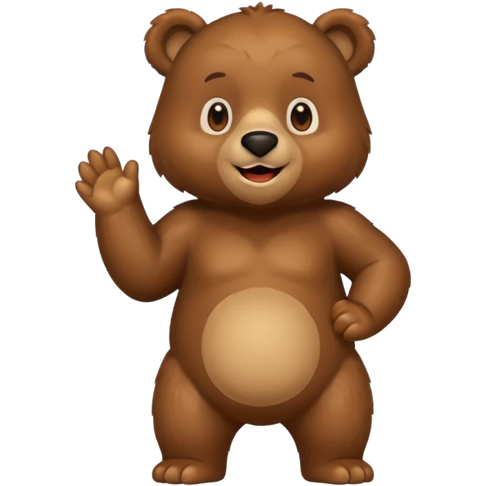 animate bear emoji