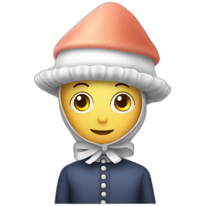 Squid wearing a bonnet emoji