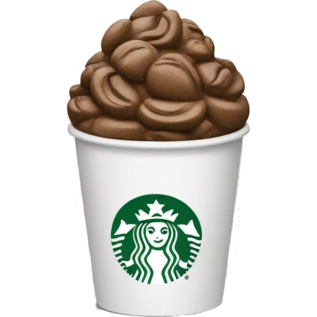 Starbucks coffee emoji