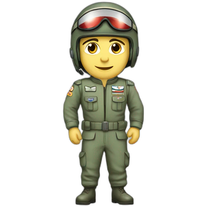 Soldat pilotes de formule emoji