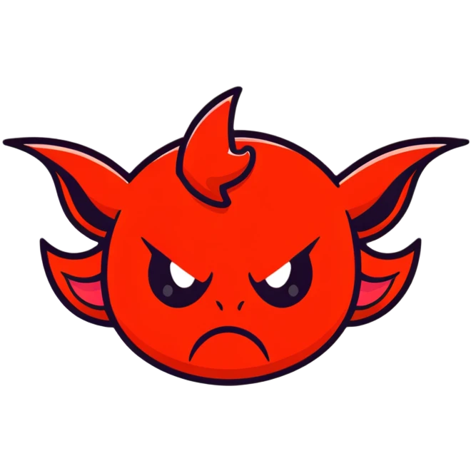 Devil kissing emoji