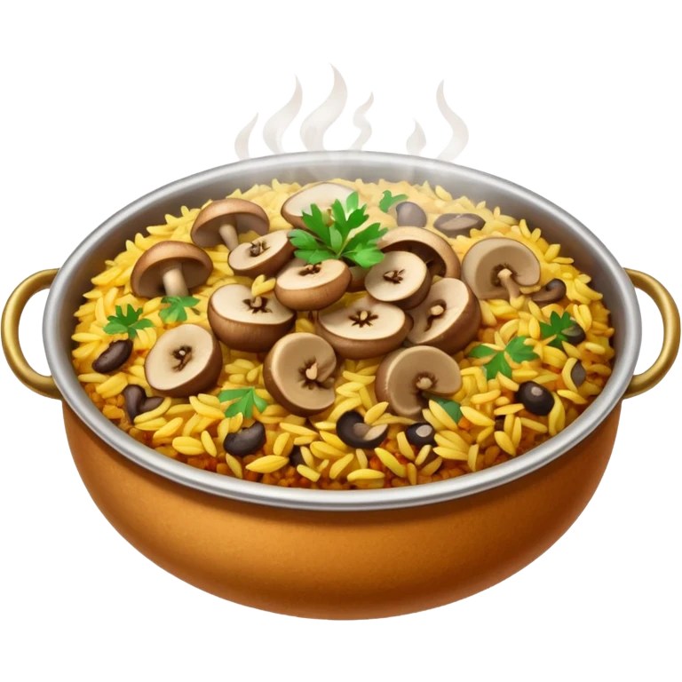Mushroom biriyani emoji
