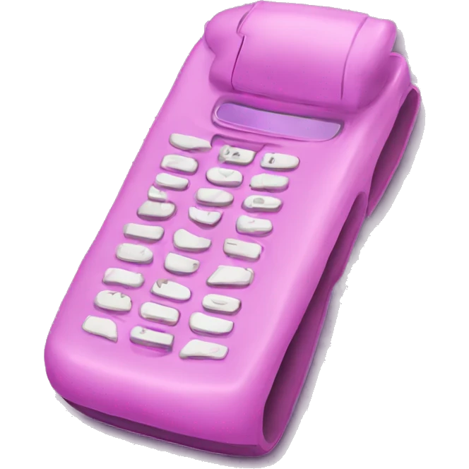Coquette Flip Phone in pink or purple  emoji