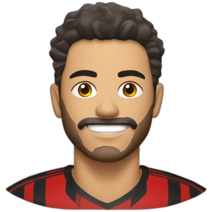 Símbolo do time do Flamengo emoji