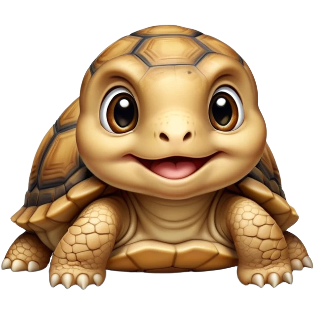 cinematic-yawning baby tortoise-realistic--emoji,,-cute-wise-face-peering-ahead-with-calm-determination,-cute large-eyes-reflecting-centuries of wisdom, emoji
