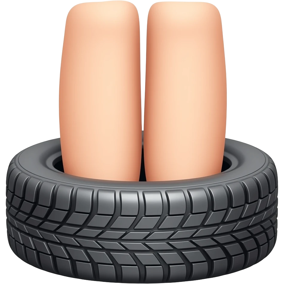 Llanta usando lebatado los piernas humano emoji