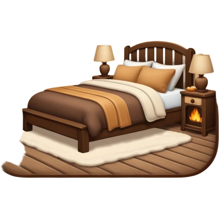 Brown winter aesthetic decor emoji