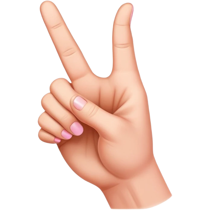 pinky finger like if your putting up the middle finger but its your pinky emoji