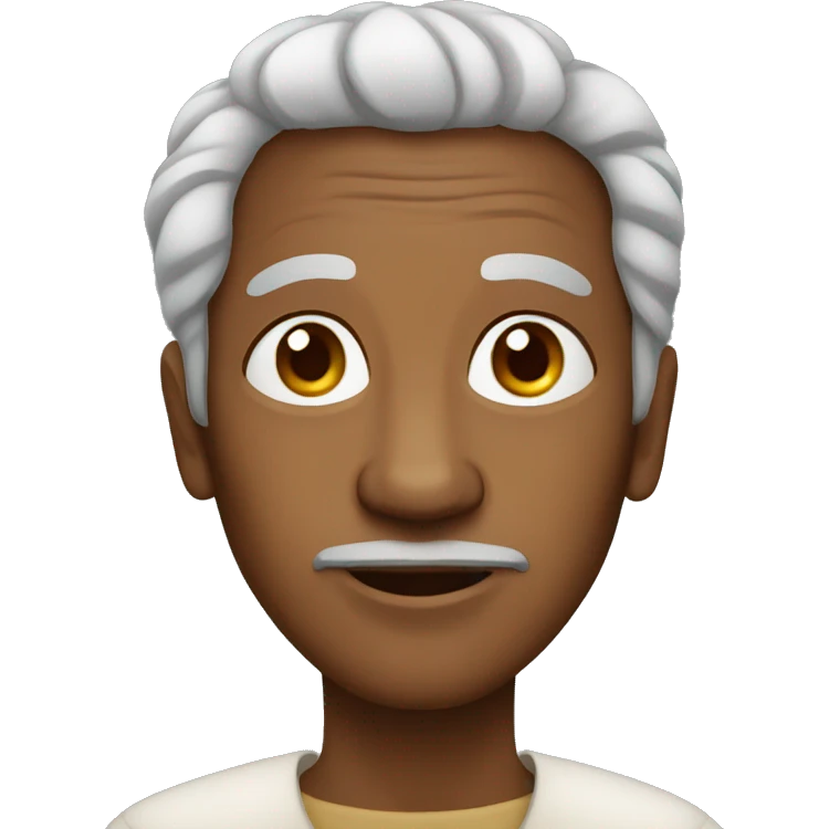 old woman brown skinned Ethiopian man emoji