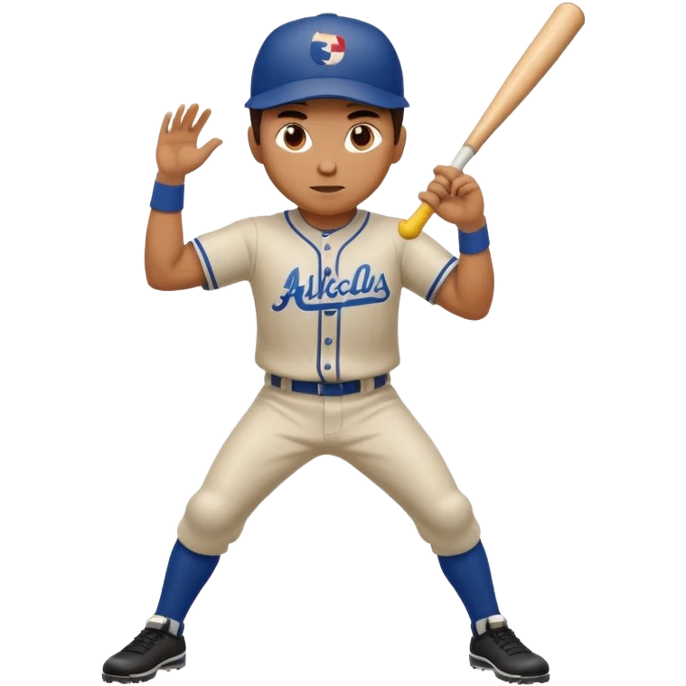 Baseball Player Center Fill emoji