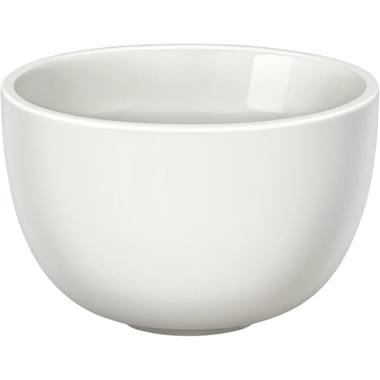 Empty white bowl emoji