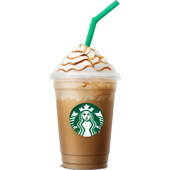 starbucks ice coffee emoji