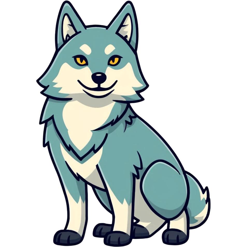 Wolf emoji