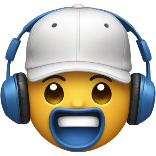 baseball with headphones emoji