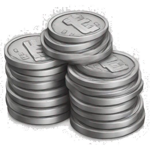 coin stack emoji