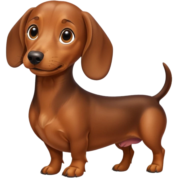 Perro salchicha emoji