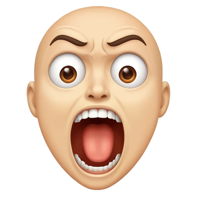 screaming emoji