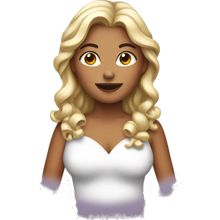 Christmas girl emoji