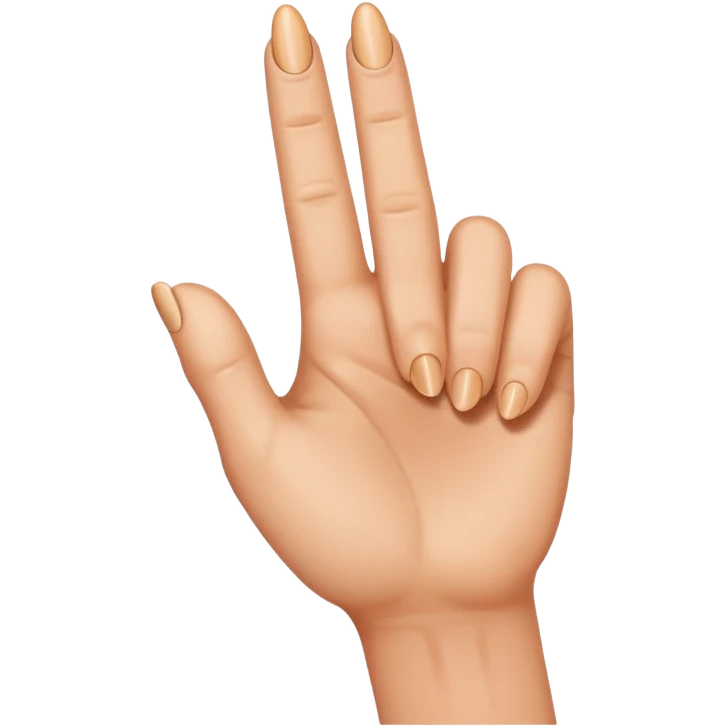Two finger innit emoji