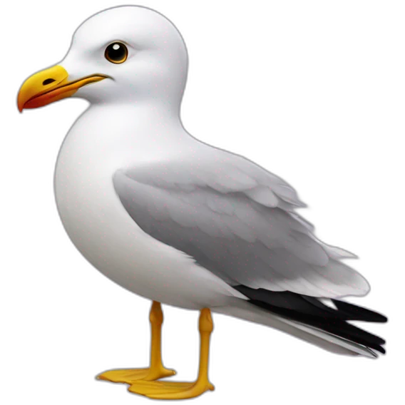 lgbtq seagull emoji
