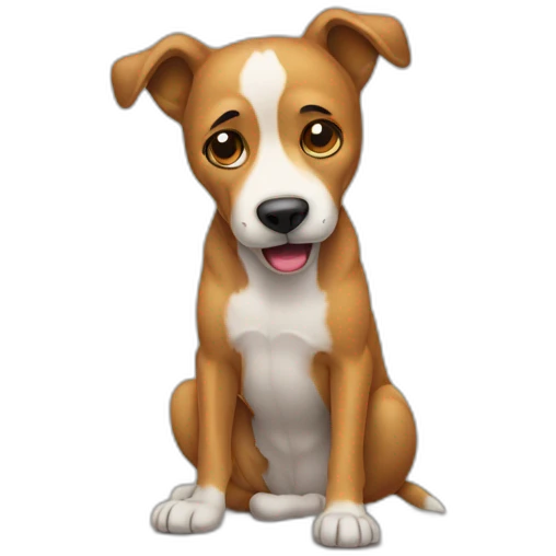 Dog killing himself emoji