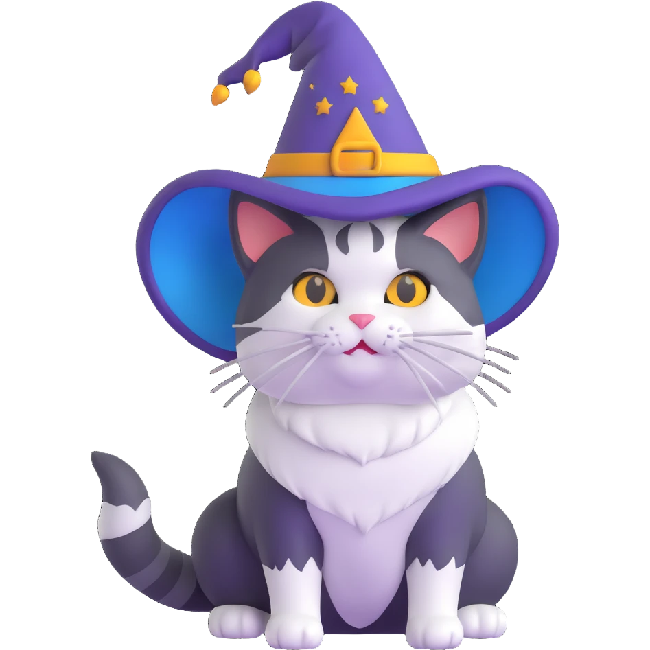 wizard cat emoji