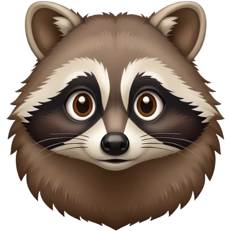 Raccoon with a learning disability  emoji