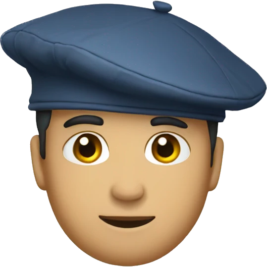 french beret alone emoji