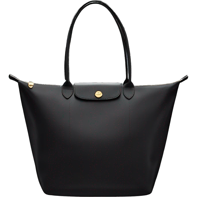 black longchamp tote emoji