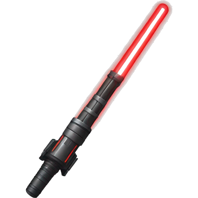 red light saber emoji