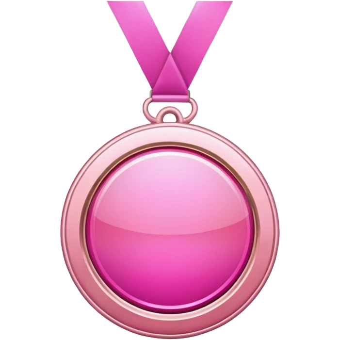Pink medal  emoji