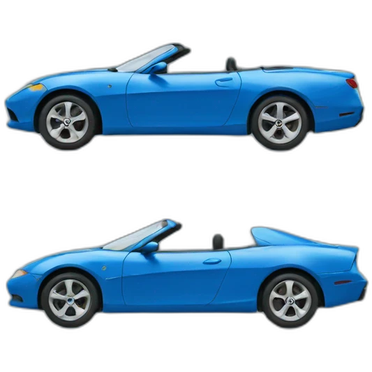 car-blue emoji