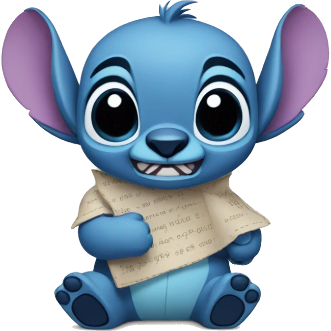 stich con la letra hola emoji