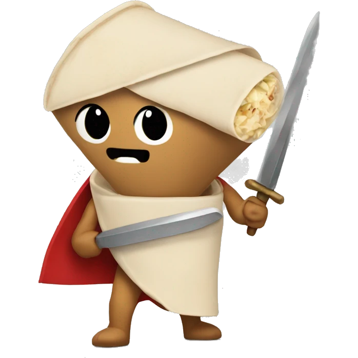 Burritos with swords emoji