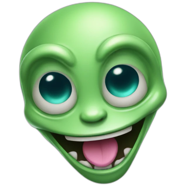 happy alien emoji