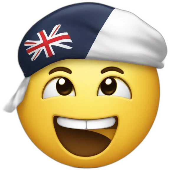 open mouth avec drapeau breton emoji