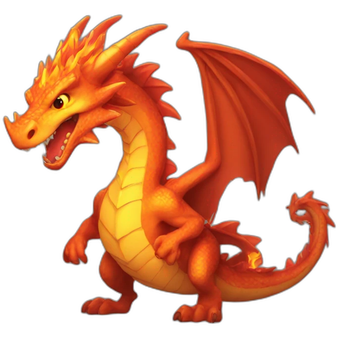 Fire dragón emoji