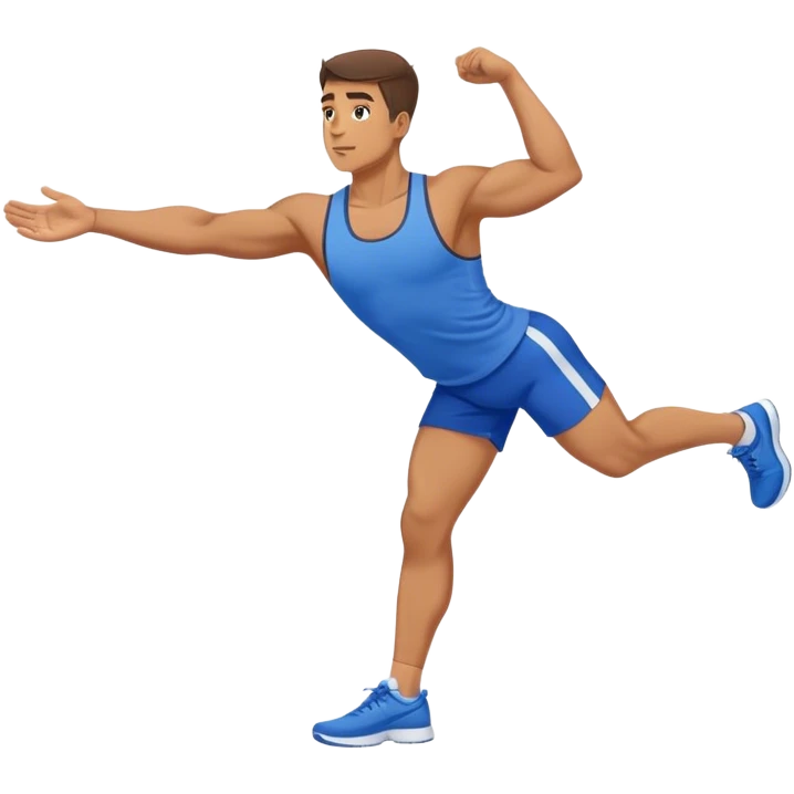 glute-bridges-exercise guy with blue shorts  emoji
