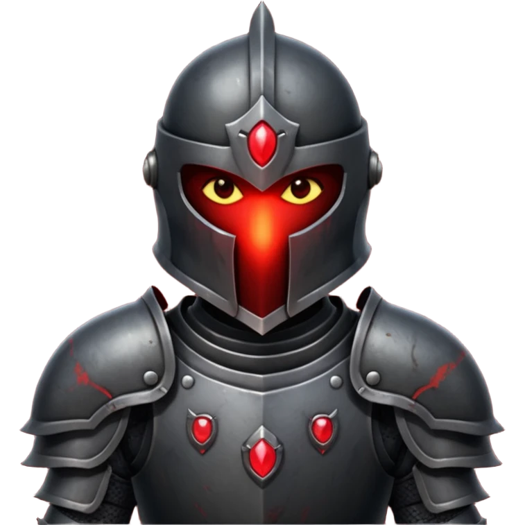 Black armor knight – Glowing red eyes





 emoji