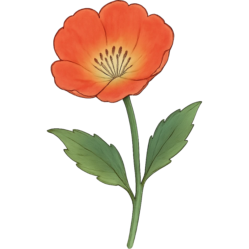 single flower emoji