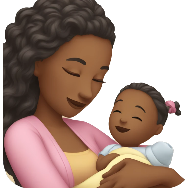 nursuring loving woman emoji