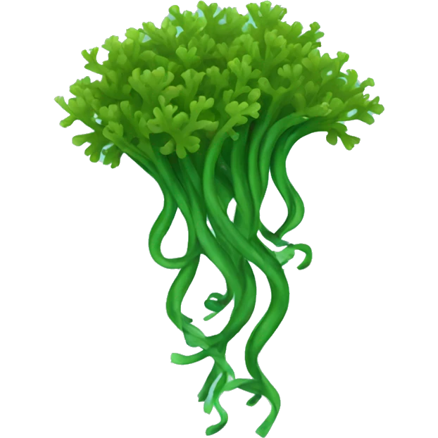 seaweed flowing emoji