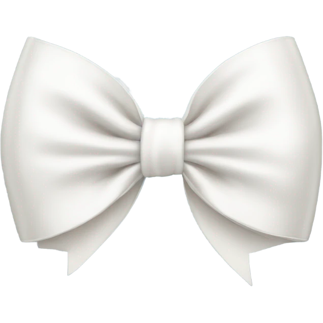 white bow emoji